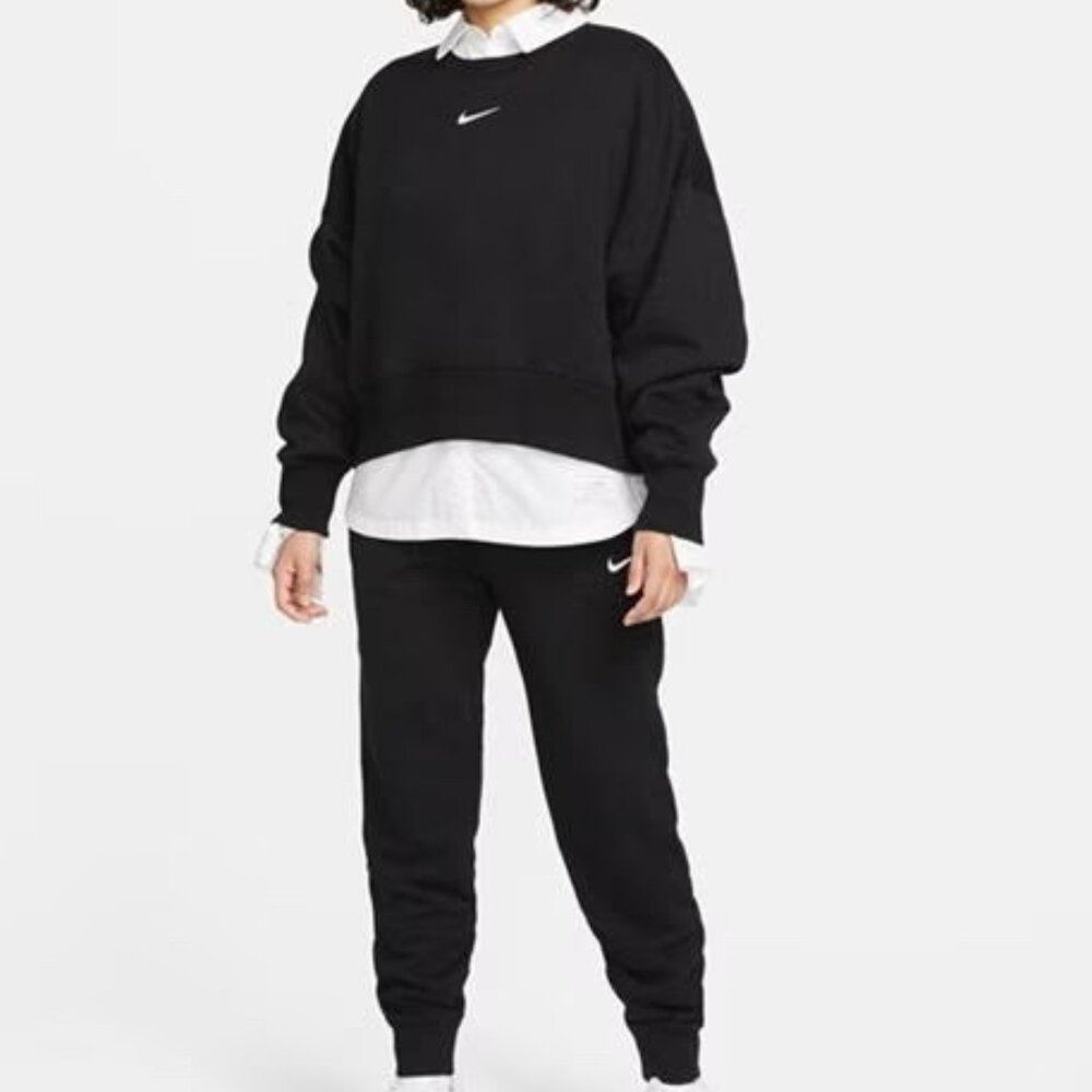 Nike Sportswear Phoenix Fleece Women's Matching Set Black Size M/L
